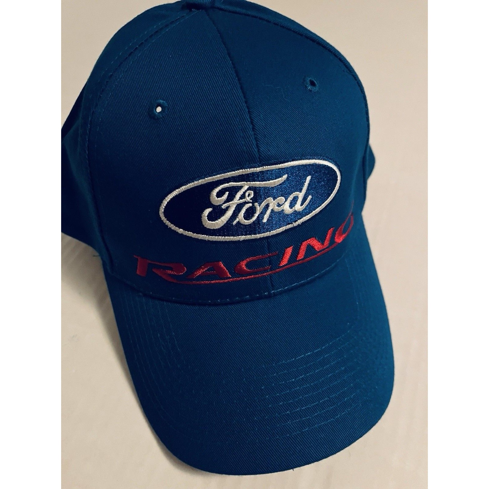 New Ford Racing Nascar Logo Blue Strap Back Hat Cap One Size Car Daytona Dp New Ford Racing Nascar Logo Blue Strap Back Hat Cap One Size Car Daytona Dp